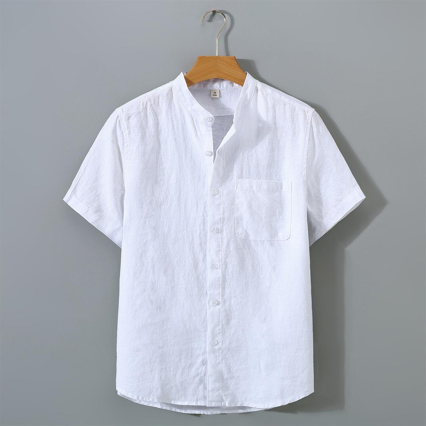 Breathable Linen Short Sleeve Shirt